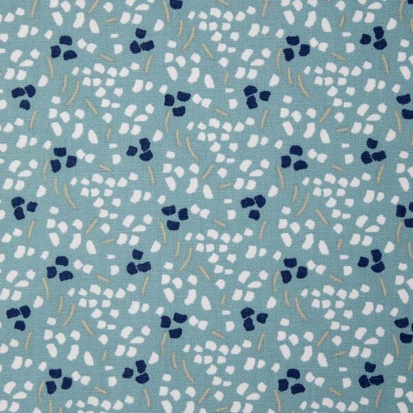 Toile de coton Névé nil