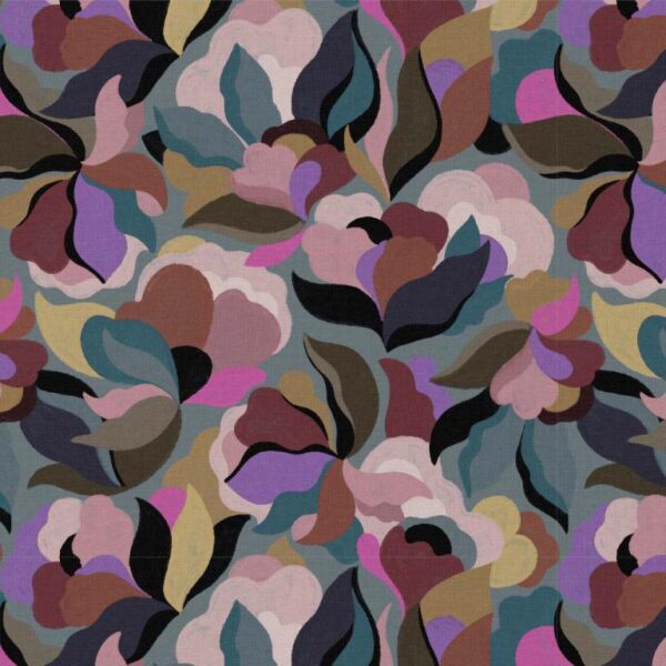 Viscose Abiva bleu rose