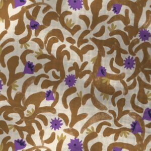Double gaze Nalini ecru violet