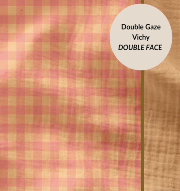 Double gaze Vichy sorbet melon
