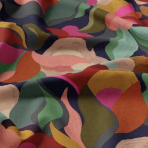 Viscose Abigael noir multico