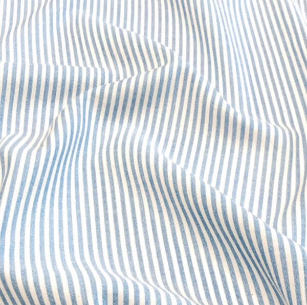 Viscose / Coton Raytis bleu