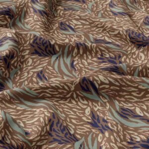 Viscose Kallis marron bleu