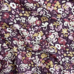 Viscose Naima purple rose