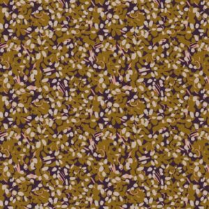 Viscose Oizco café noir ocre