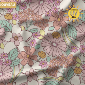 Tissus Lycra Flower anti UV