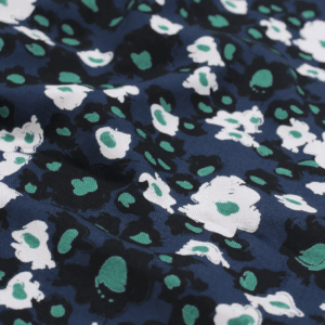 Viscose Carlota bleu atlantique