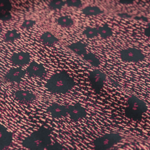 Viscose Punti bleu encre