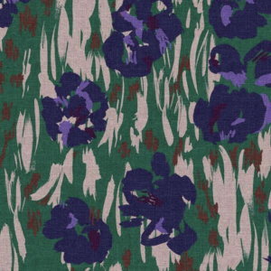 Toile de coton Amaya vert