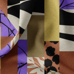 Toile de coton Kvido violet